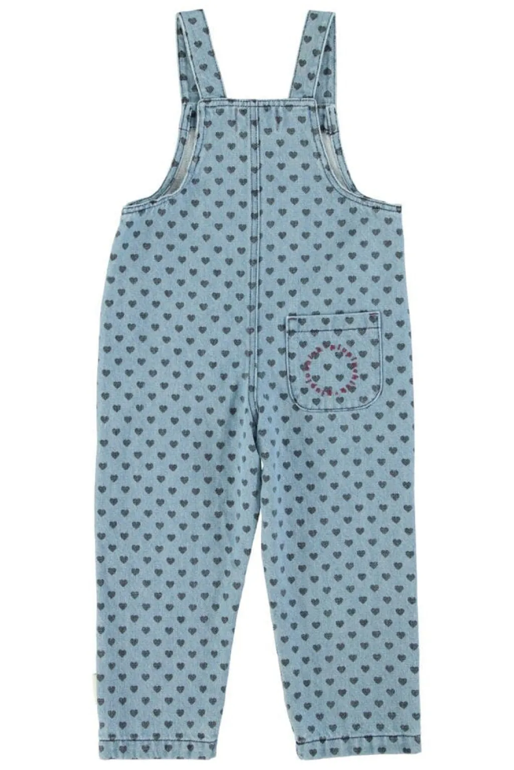 Piupiuchick Tuinbroek - Denim Hearts - Discount