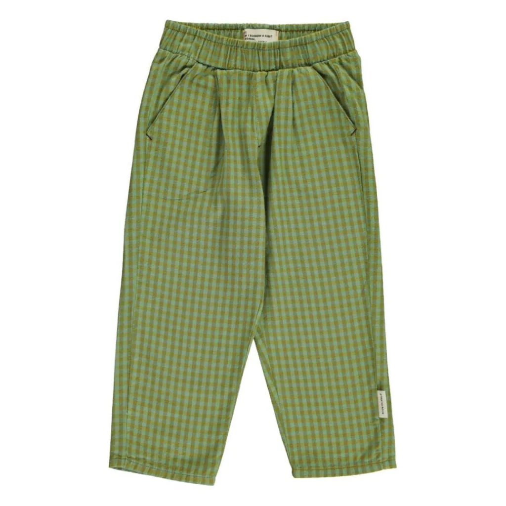 Piupiuchick Unisex broek - Green checkered - Hot