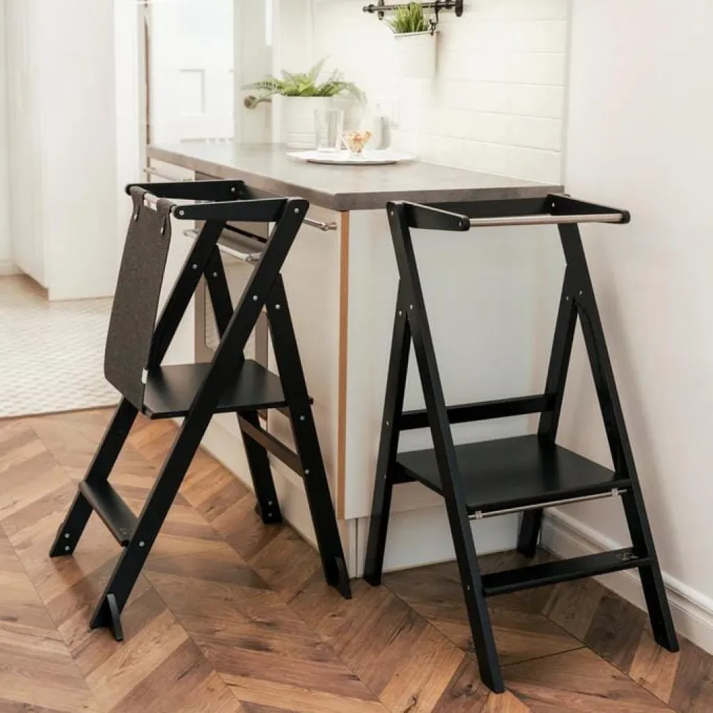 Ette Tete Veiligheidsnet voor Step'N'Fold leertoren - Zwart - Outlet