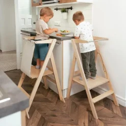 Ette Tete Veiligheidsnet voor Step'N'Fold leertoren - Grijs - Hot