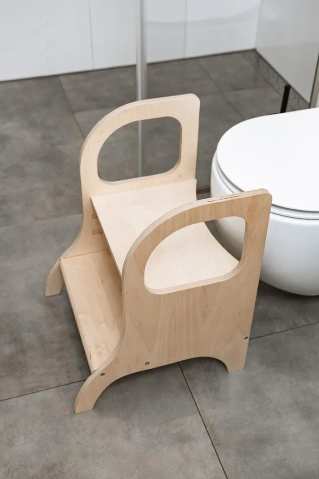 Ette Tete Verstelbaar houten opstapje Miimo - Naturel - Clearance