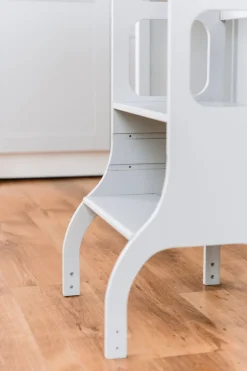 Ette Tete Verstelbare houten leertoren Step up! - Grijs - Discount