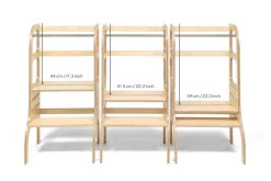 Ette Tete Verstelbare houten leertoren Step up! - Zwart - Outlet