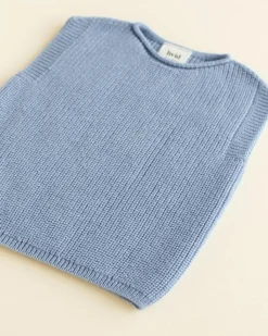 Hvid Vest Harvey Baby - Light Blue - Hot