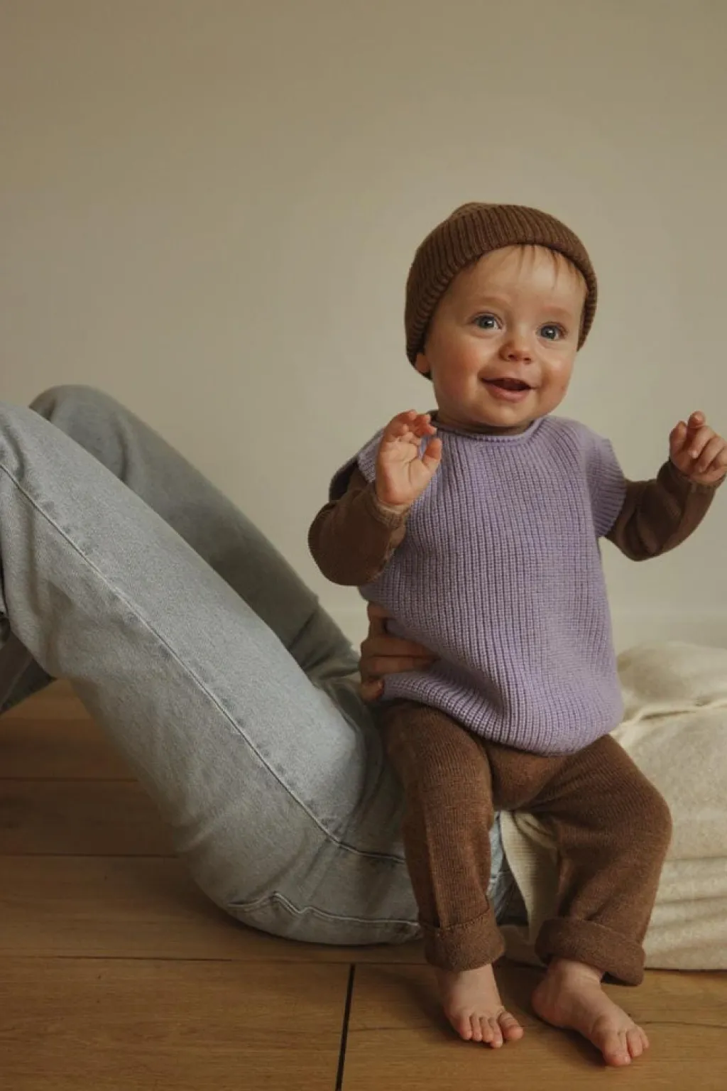 Hvid Vest Harvey Baby - Lilac - Online