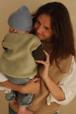 Hvid Vest Harvey Baby - Mint - Sale