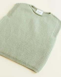 Hvid Vest Harvey Baby - Mint - Sale
