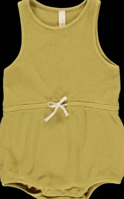 LiiLU Waffle Keno romper - Olivenite - Clearance