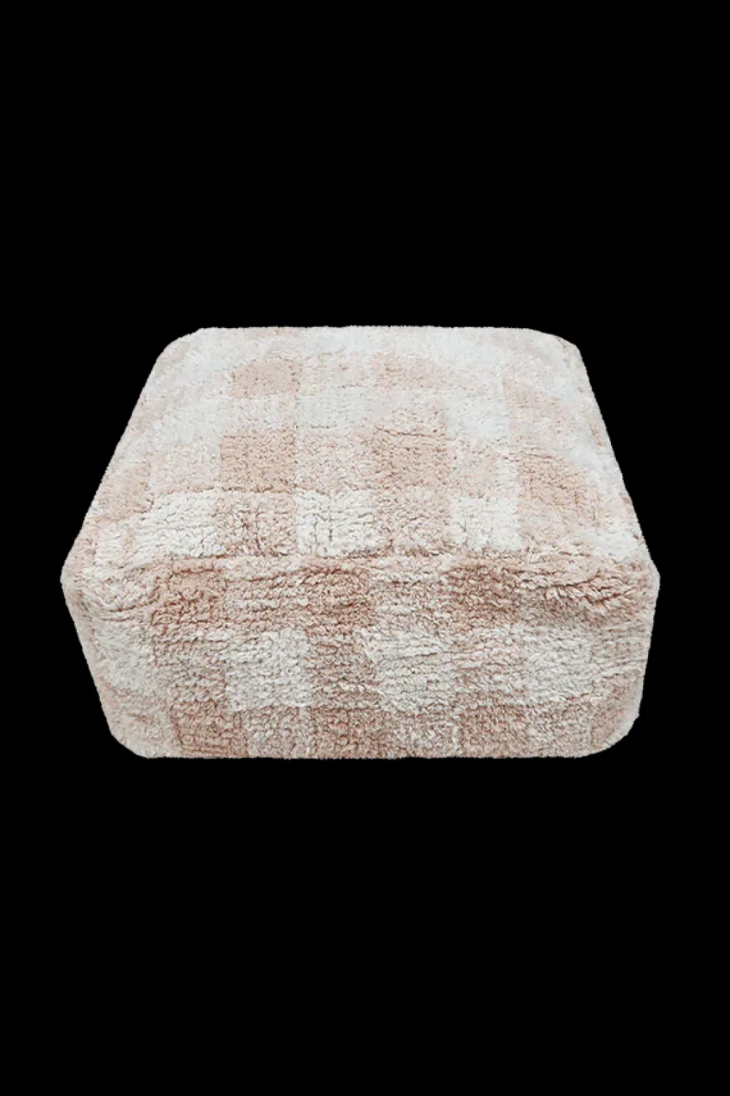 Lorena Canals Wasbare poef - Vichy Rose - Clearance