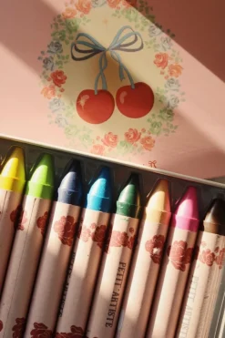 Konges Slojd Waskrijtjes 10 stuks - Cherry Bow -